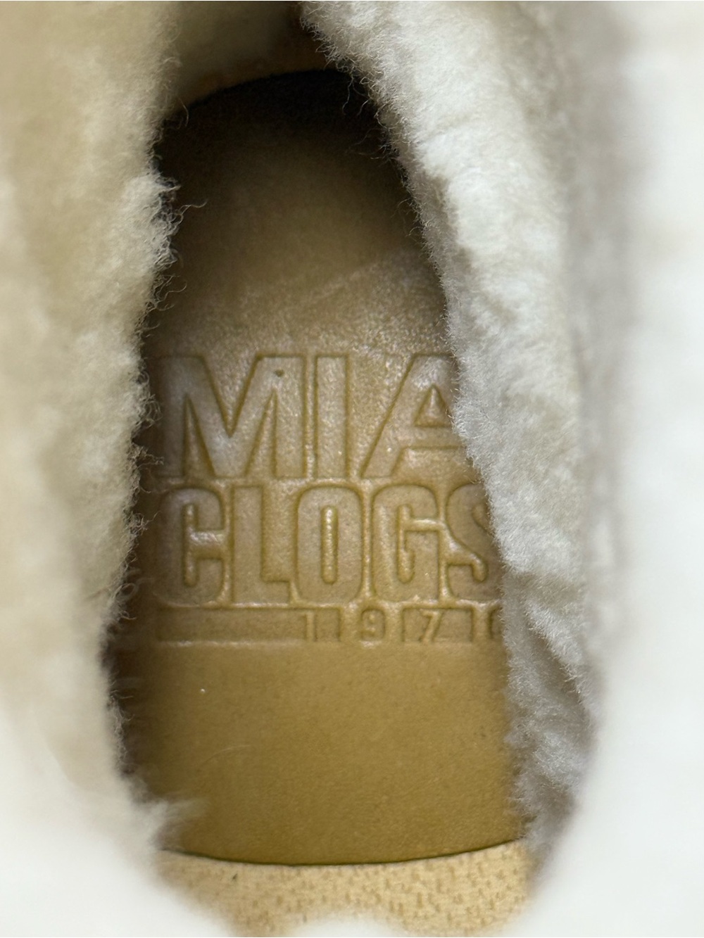 MIA Mustard Yellow Jildie Suede Ankle Boots White Shearling Fur Leather Size 7M - Picture 8 of 10